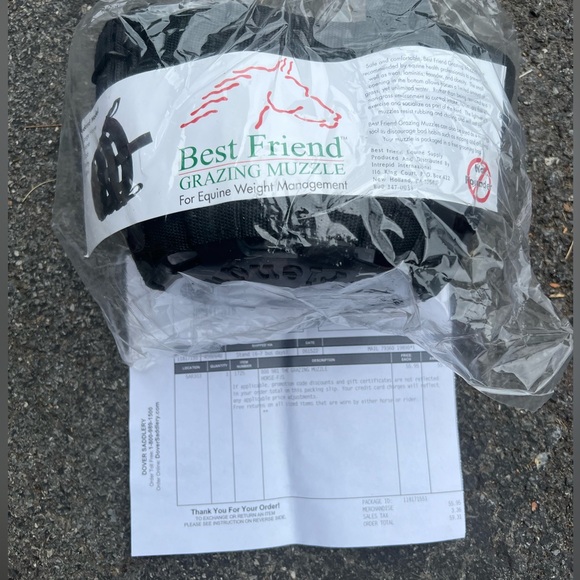 New Best Friends Grazing muzzle full/horse - Picture 2 of 2